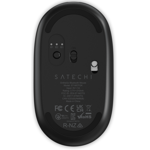 მაუსი Satechi ST-MOTGK OntheGo, Wireless, Bluetooth, Mouse, Black