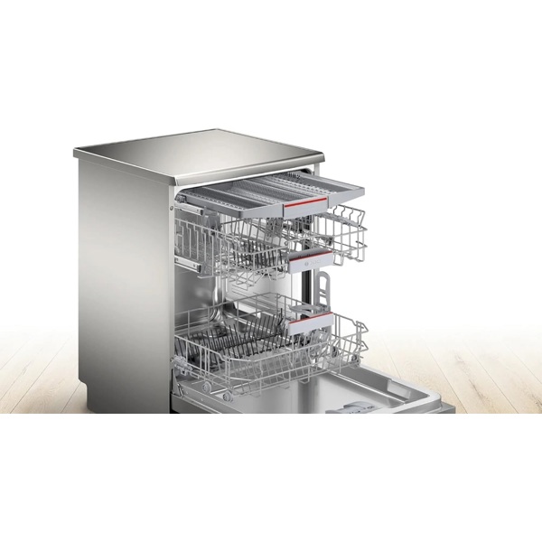 Dishwasher Bosch SMS4EMI60V, A, 44dB, Silver