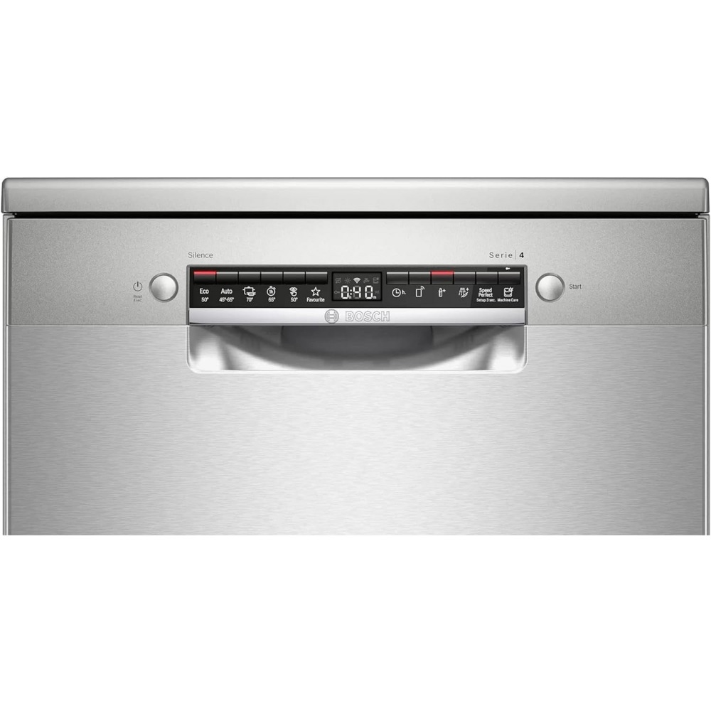 ჭურჭლის სარეცხი მანქანა Bosch SMS4EMI60V, A, 44dB, Dishwasher, Silver