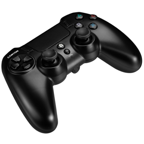 ჯოისტიკი Canyon CND-GPW5, Wireless Controller For PlayStation 4, Windows PC, Wireless, USB, Bluetooth, Black