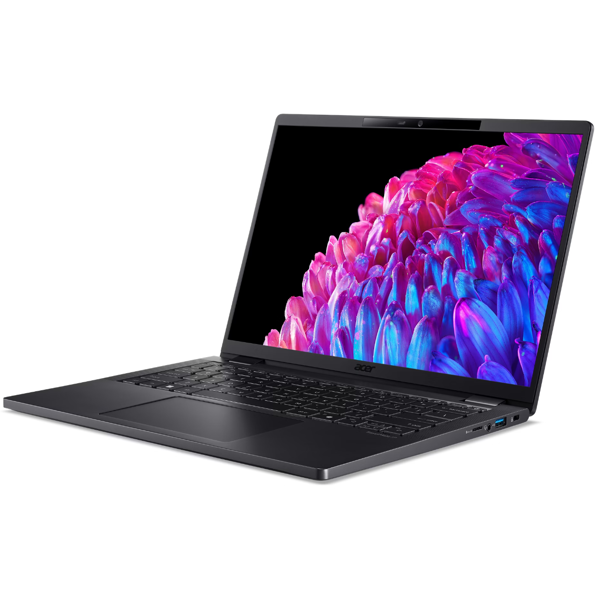 ნოუთბუქი Acer NX.B5WER.005 TravelMate TMP614-73, 14", Ultra 5-125H, 32GB, 1TB SSD, Intergrated, W11P, Black
