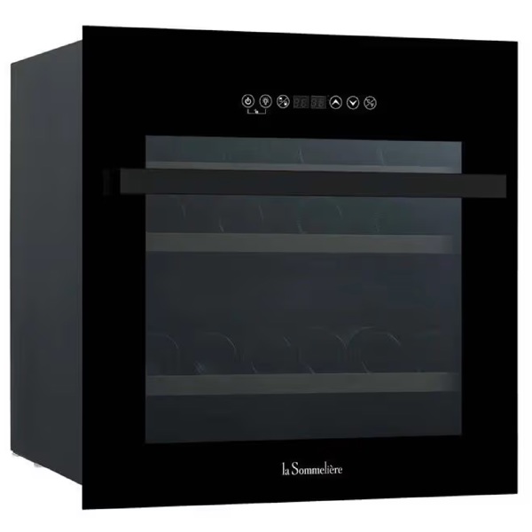 ჩასაშენებელი ღვინის მაცივარი La Sommelière LSBI36BDZ, D, 37dB, Built-in Wine Refrigerator, Black