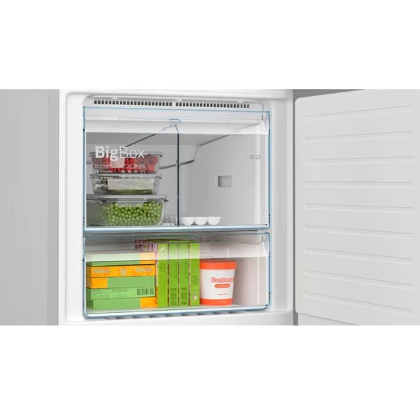 Refrigerator Bosch KGN55CIE0N, 483L, E, 40dB, No Frost, Grey
