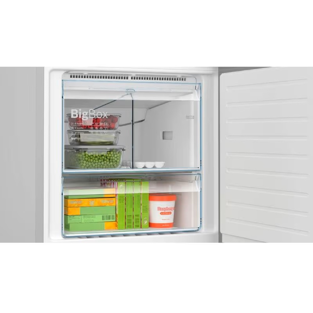 Refrigerator Bosch KGN55CIE0N, 483L, E, 40dB, No Frost, Grey
