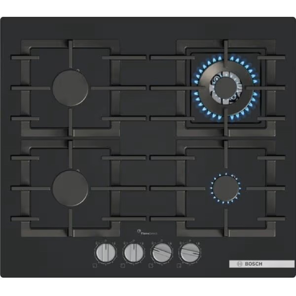 Built-in Gas Cooktop Bosch PPH6A6I40O, Black