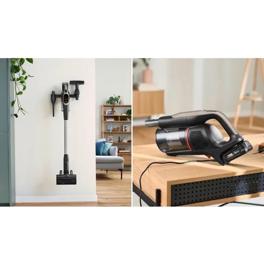 Vacuum Cleaner Bosch BCS931GAC Unlimited 9, 0.4L, Black/Silver