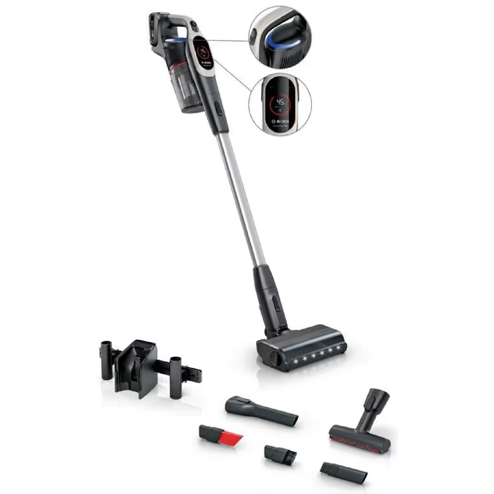 Vacuum Cleaner Bosch BCS931GAC Unlimited 9, 0.4L, Black/Silver