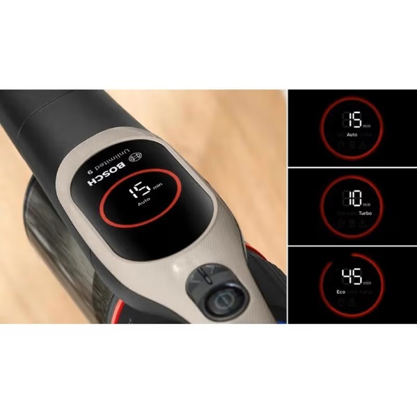Vacuum Cleaner Bosch BCS931GAC Unlimited 9, 0.4L, Black/Silver