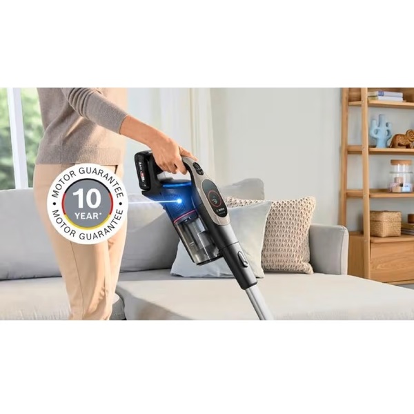 Vacuum Cleaner Bosch BCS931GAC Unlimited 9, 0.4L, Black/Silver