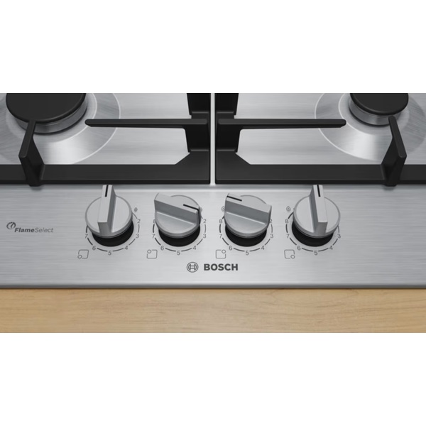 Built-in Gas Cooktop Bosch PCP6A5I90M, Silver