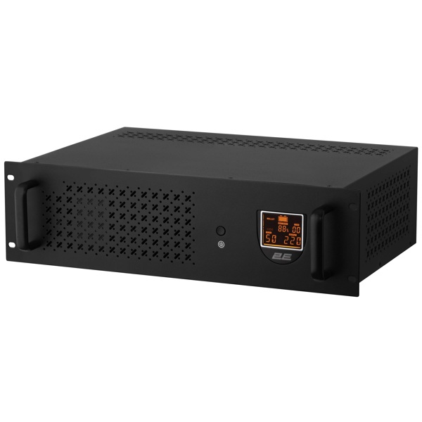 UPS 2E 2E-RE1500, Line-Interactive, 1500VA/900W, LCD, USB, 3xSchuko, Black