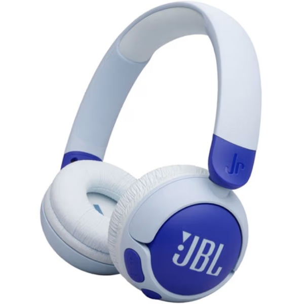 ყურსასმენი JBL JBLJR320BTBLU Junior, Headset, Wireless, Bluetooth, White/Blue