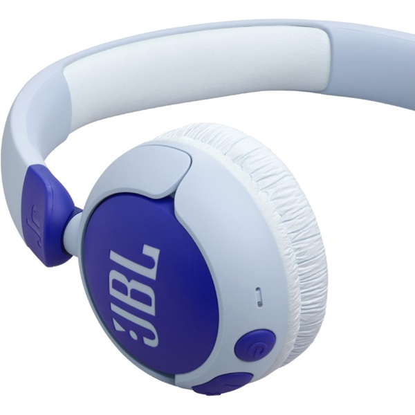 ყურსასმენი JBL JBLJR320BTBLU Junior, Headset, Wireless, Bluetooth, White/Blue