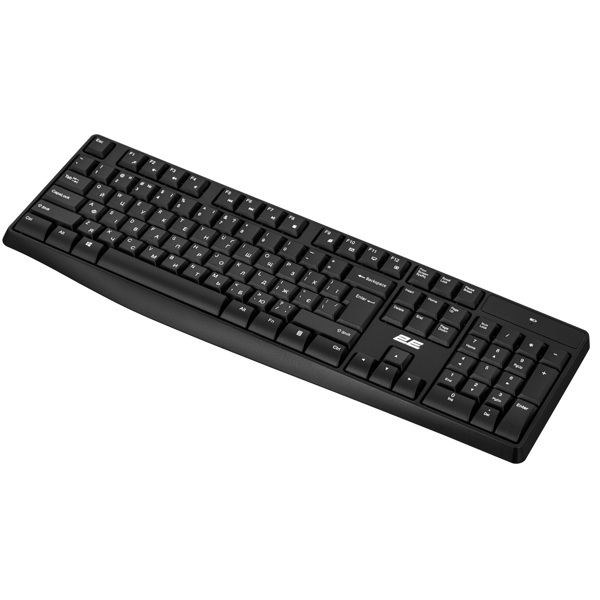 Keyboard And Mouse 2E 2E-MK390MWB_UA, Wireless, USB, Black