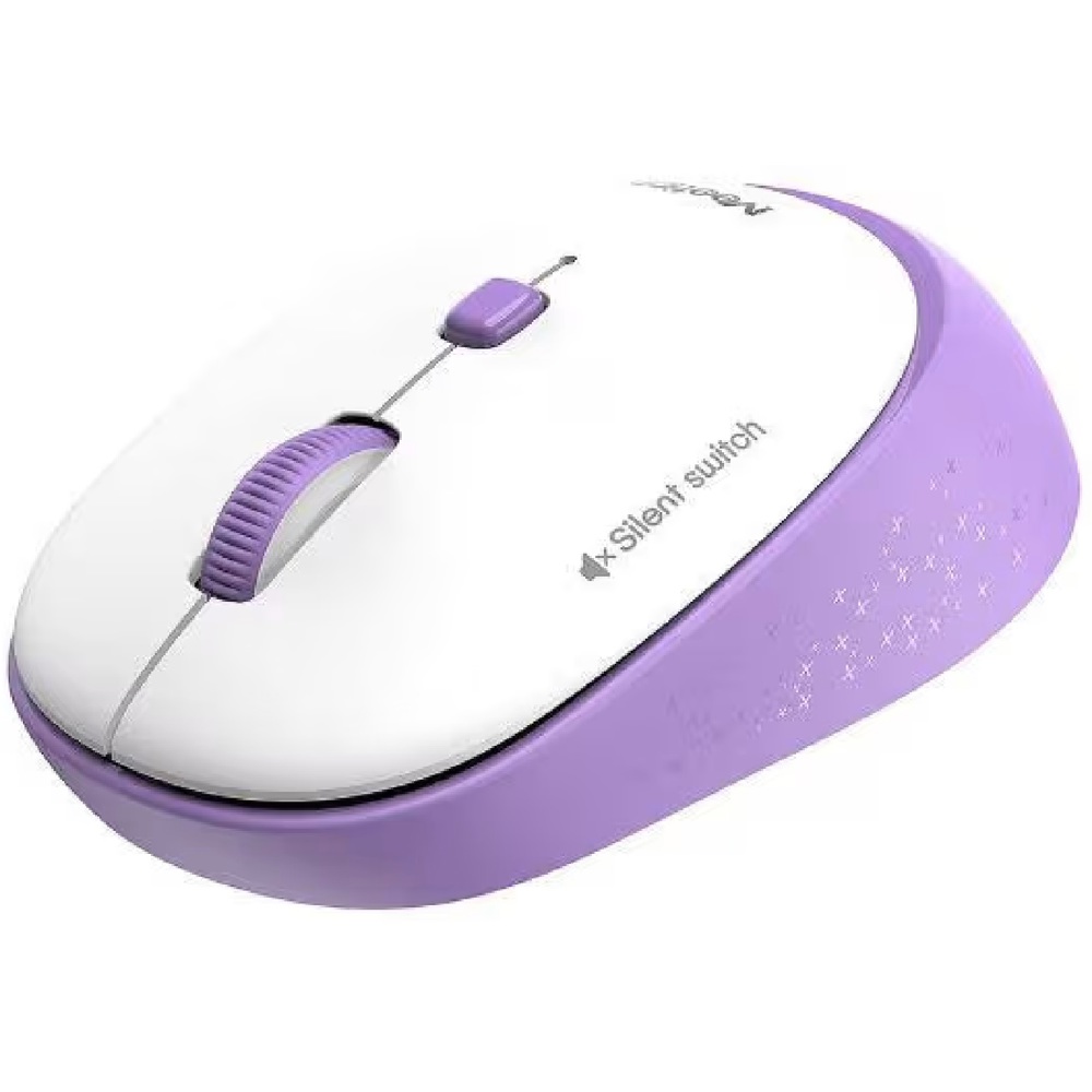 მაუსი Meetion R571, Wireless, USB, Mouse, Purple/White