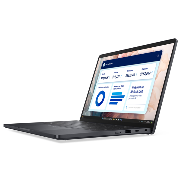 ნოუთბუქი Dell Pro 13 Premium, 13.3", Ultra 7-268V, 32GB, 512GB SSD, Integrated, W11P, Black