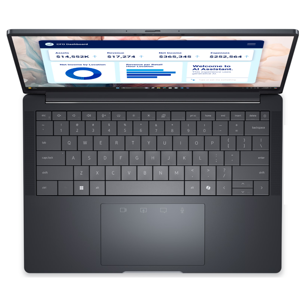 ნოუთბუქი Dell Pro 14 Premium, 14", Ultra 7-268V, 32GB, 512GB SSD, W11P, Black