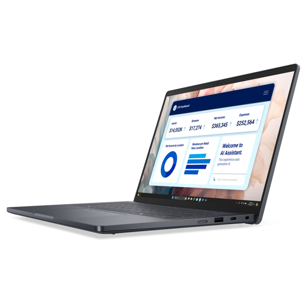ნოუთბუქი Dell Pro 14 Premium, 14", Ultra 7-268V, 32GB, 512GB SSD, W11P, Black