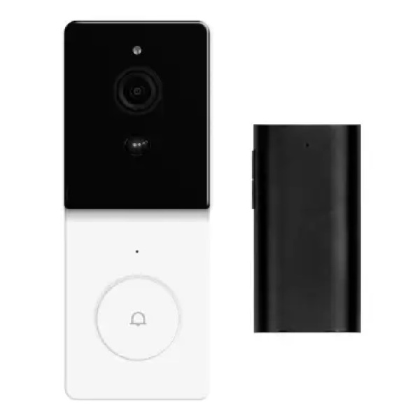 კარის ჭკვიანი ზარი Moes WDB-TY-B20-EU-MS Tuya, IP65, Smart Doorbell, White/Black