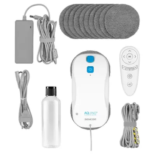 Robot Window Cleaner Sencor SRW 6010WH Aquino, 70W, 3000Pa, White