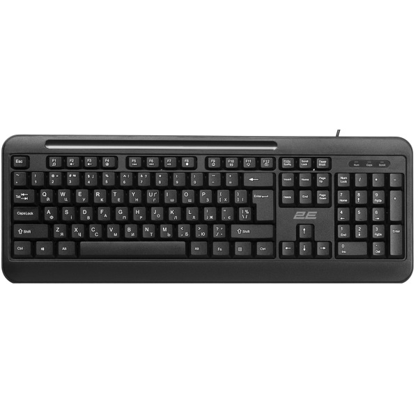 კლავიატურა 2E 2E-KM1040UB_UA, Wired, USB, Keyboard, Black