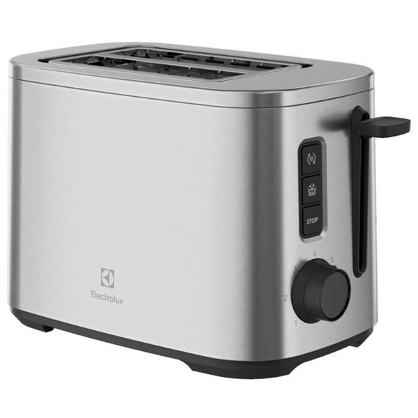 ტოსტერი Electrolux E5T1-4ST, 800W, Toaster, Silver