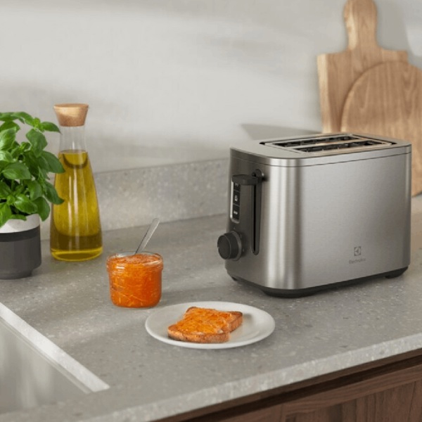 ტოსტერი Electrolux E5T1-4ST, 800W, Toaster, Silver