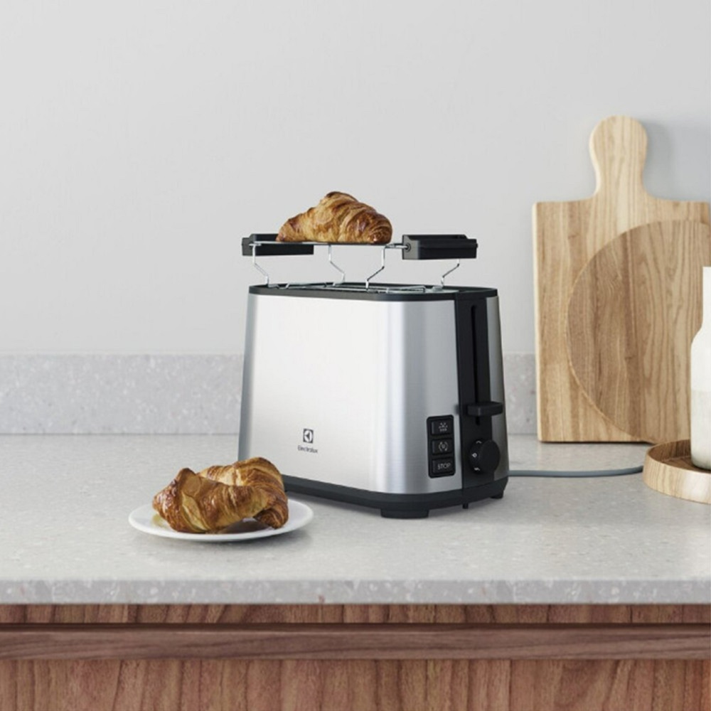 ტოსტერი Electrolux E5T1-4ST, 800W, Toaster, Silver