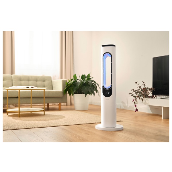 ვენტილატორი Sencor SFT 3703WH, 50W, Bladeless Tower Fan, White