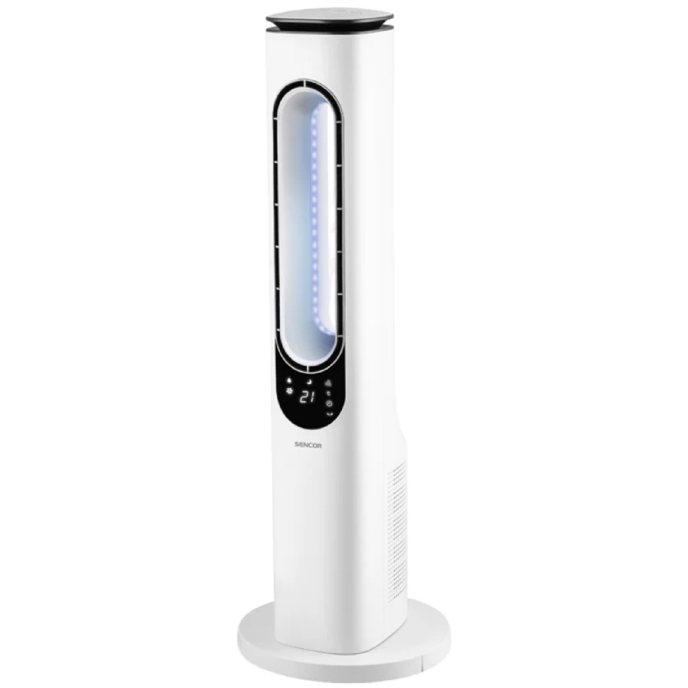 ვენტილატორი Sencor SFT 3703WH, 50W, Bladeless Tower Fan, White