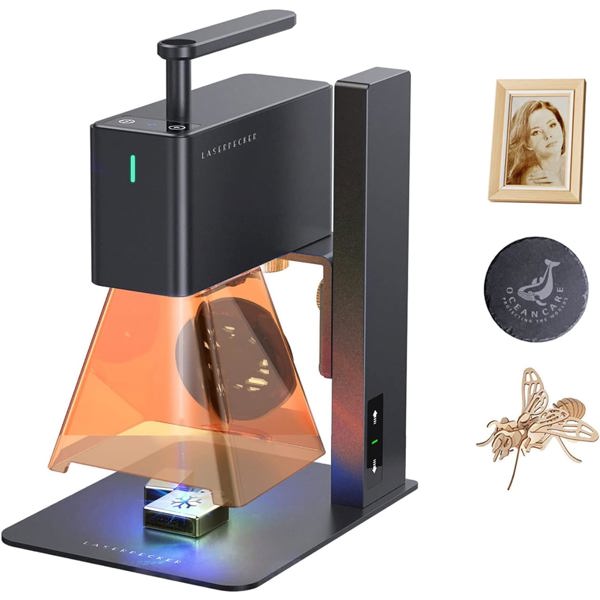 გრავირების აპარატი LaserPecker LP2 Base, Bluetooth, USB, Laser Engraver Cutter, Grey