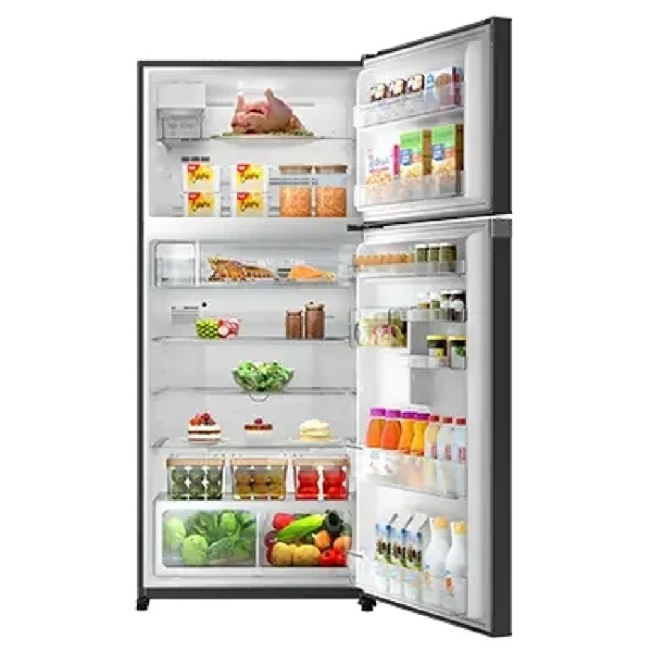 Refrigerator Toshiba GR-RT835WE-PGJ(XK), 608L, No Frost, Black Glass