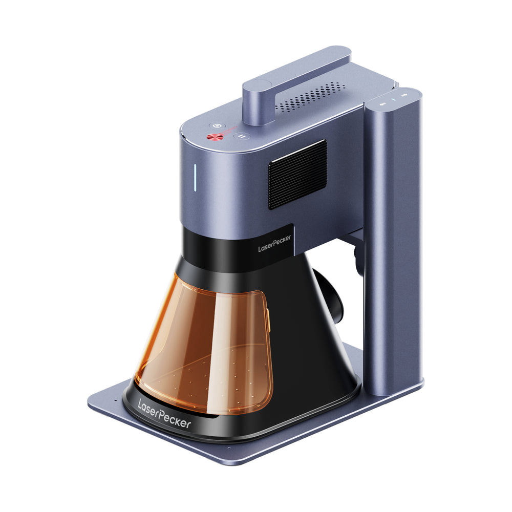 გრავირების აპარატი LaserPecker LP5 Deluxe + Slide Extension + Rotary Extension, Laser Engraver Cutter, Grey