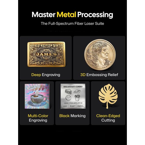 გრავირების აპარატი LaserPecker LP5 Deluxe + Slide Extension + Rotary Extension, Laser Engraver Cutter, Grey