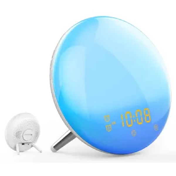 ჭკვიანი მაღვიძარა Moes WB-JK-AC-C-MS Wake Up 7, FM Radio, Smart Clock, White