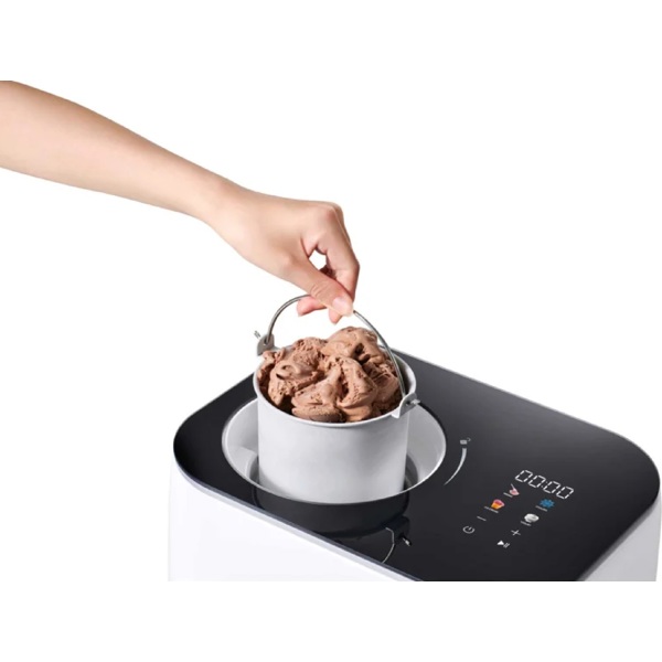 ნაყინის აპარატი Sencor SIC 3000WH, 100W, 1L, Ice Cream Maker, White