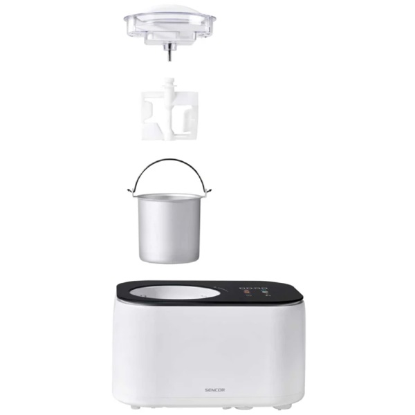ნაყინის აპარატი Sencor SIC 3000WH, 100W, 1L, Ice Cream Maker, White