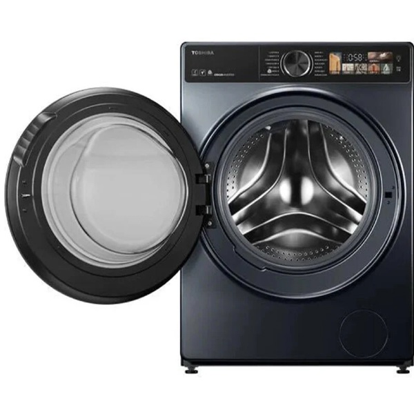 სარეცხი+საშრობი მანქანა Toshiba TWD-T25BZU115MWUZ(MG), 10/7Kg, 74dB, 1400Rpm, Washing+Dryer Machine, Grey
