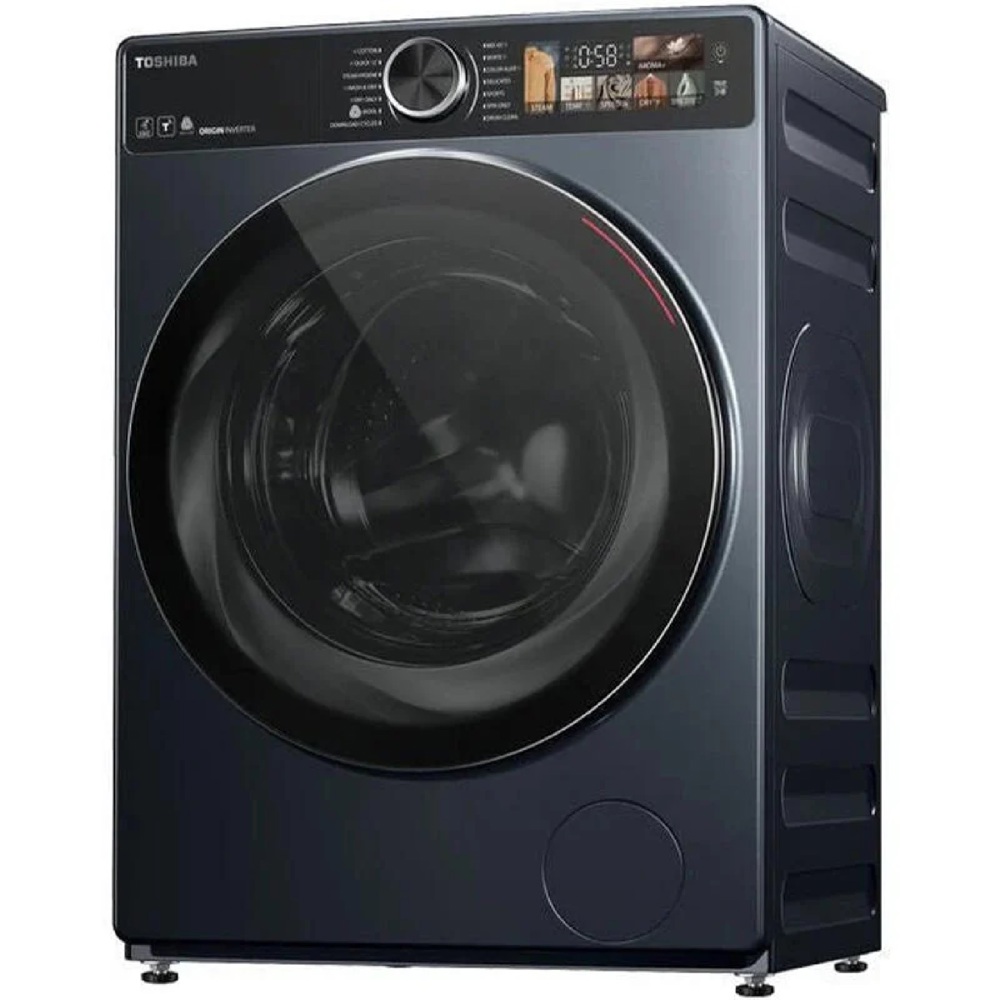 სარეცხი+საშრობი მანქანა Toshiba TWD-T25BZU115MWUZ(MG), 10/7Kg, 74dB, 1400Rpm, Washing+Dryer Machine, Grey