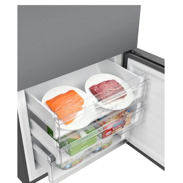 Refrigerator TCL P417BFG, 417L, No Frost, Grey