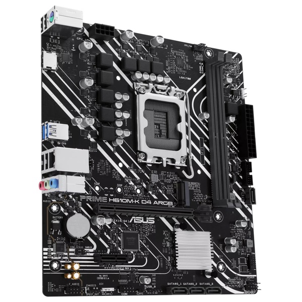 Motherboard Asus 90MB1HN0-M0EAY0 PRIME H610M-K D4 ARGB, LGA1700, DDR4, 64GB