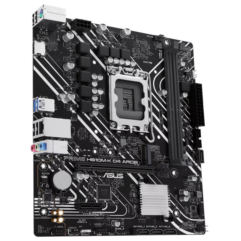 დედა დაფა Asus 90MB1HN0-M0EAY0 PRIME H610M-K D4 ARGB, LGA1700, DDR4, 64GB