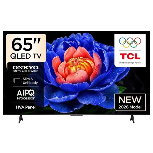 ტელევიზორი TCL 65P7L QLED, 65", 4K UHD, Smart TV, HDMI, USB, BT, WIFI, Black
