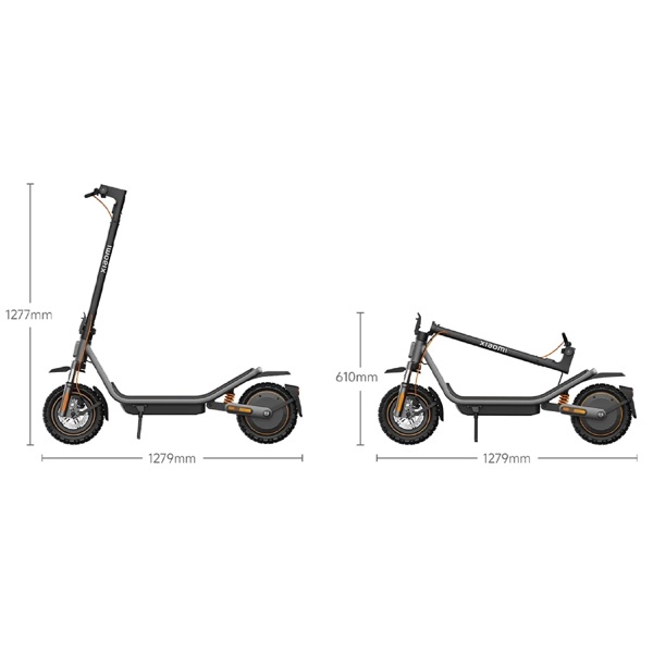 ელექტრო სკუტერი Xiaomi BHR08QQGL 6 Pro, 400W, Electric Scooter, Black/Grey