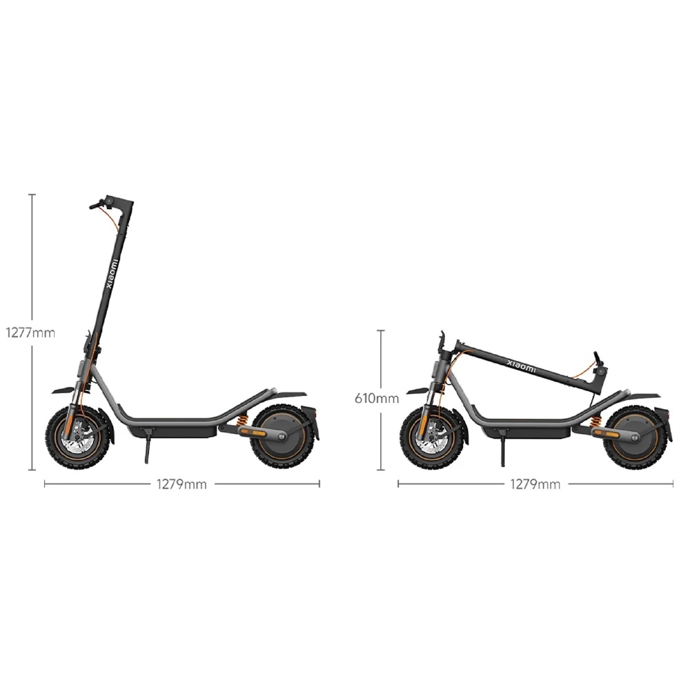 ელექტრო სკუტერი Xiaomi BHR08QQGL 6 Pro, 400W, Electric Scooter, Black/Grey
