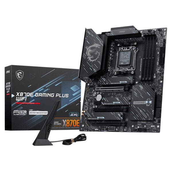 დედა დაფა MSI 911-7E70-001 X870E GAMING PLUS WIFI, AM5, DDR5, 256GB
