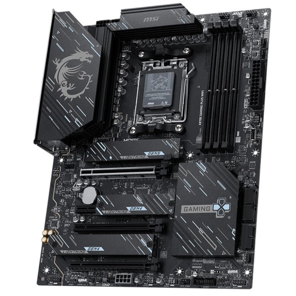 დედა დაფა MSI 911-7E70-001 X870E GAMING PLUS WIFI, AM5, DDR5, 256GB