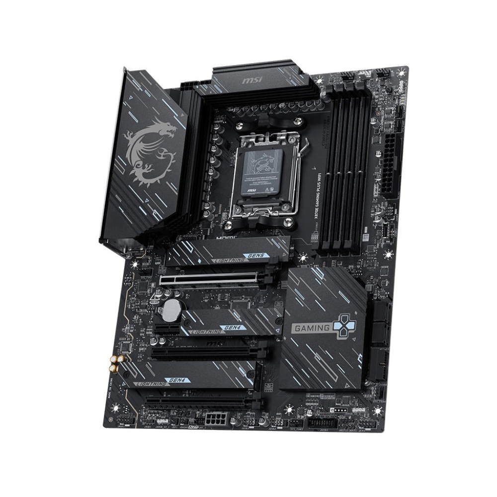 დედა დაფა MSI 911-7E70-001 X870E GAMING PLUS WIFI, AM5, DDR5, 256GB