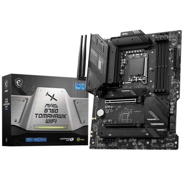 დედა დაფა MSI 911-7D96-024 MAG B760 TOMAHAWK WIFI, LGA1700, DDR5, 256GB