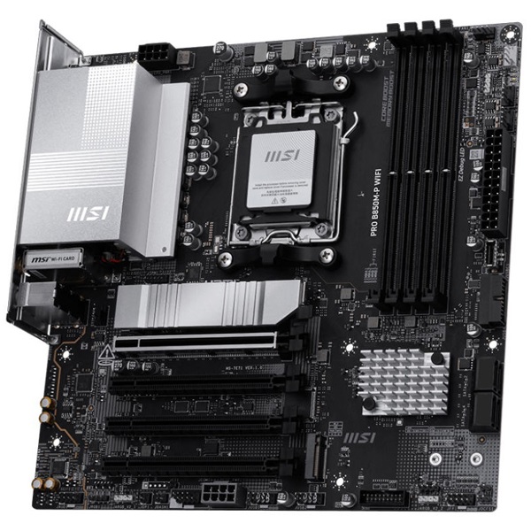 დედა დაფა MSI 911-7E71-001 PRO B850M-P WIFI, AM5, DDR5, 256GB